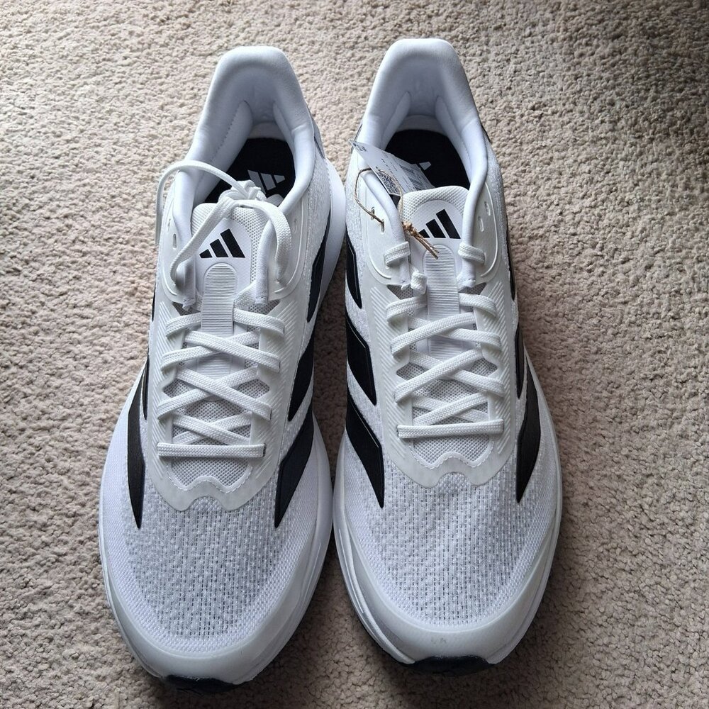Mens Adidas Duramo SL 2 Cloud White Running Shoes IH8215 Sz 13 - Picture 3 of 7